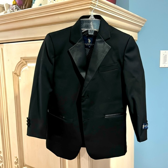 Polo black boys blazer size 6 - Picture 2 of 4